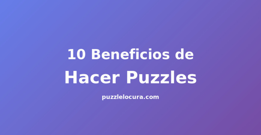 10 benefits of doing puzzles you didn't know